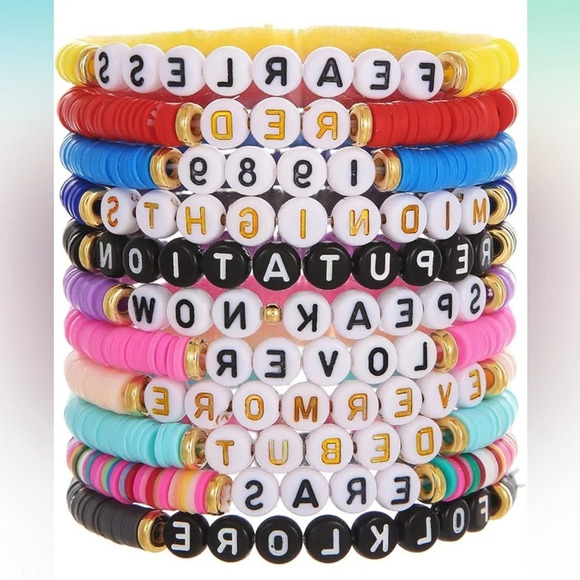 NWOT Friendship Bracelets Set 11 Pieces Album Inspired - Picture 2 of 15